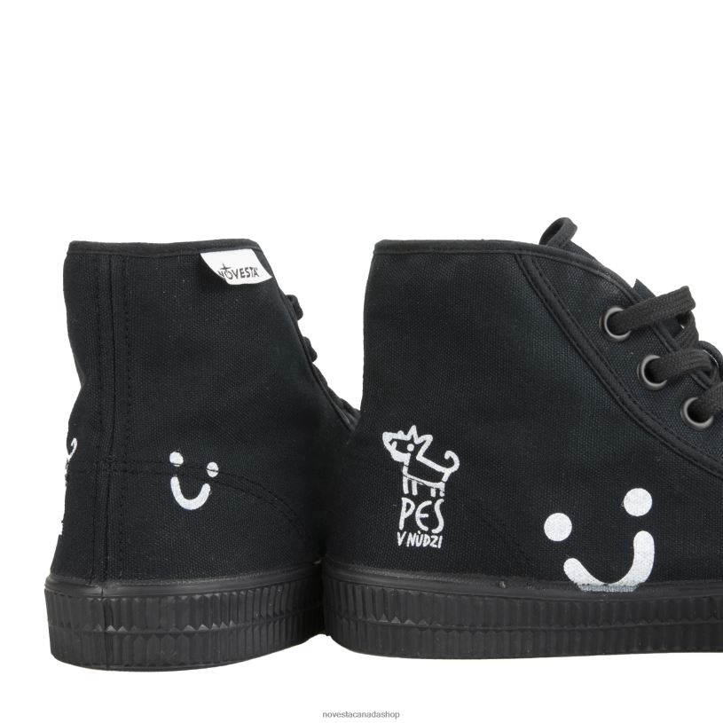 S.D. Pes V Nudzi All Black Novesta Z8ZBL216 Vegan Shoes