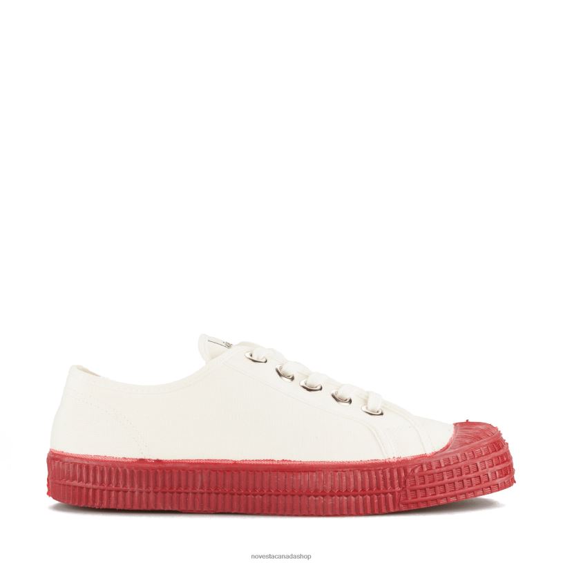S.M.10 White/314 Red Novesta Z8ZBL208 Vegan Shoes