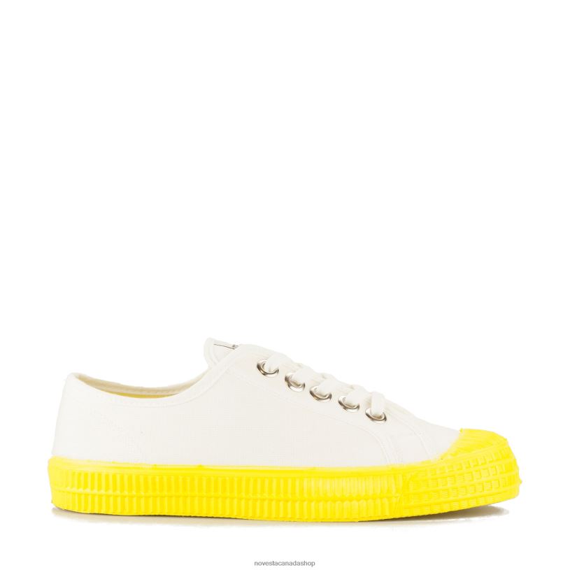 S.M.10 White/823 Yellow Novesta Z8ZBL207 Vegan Shoes