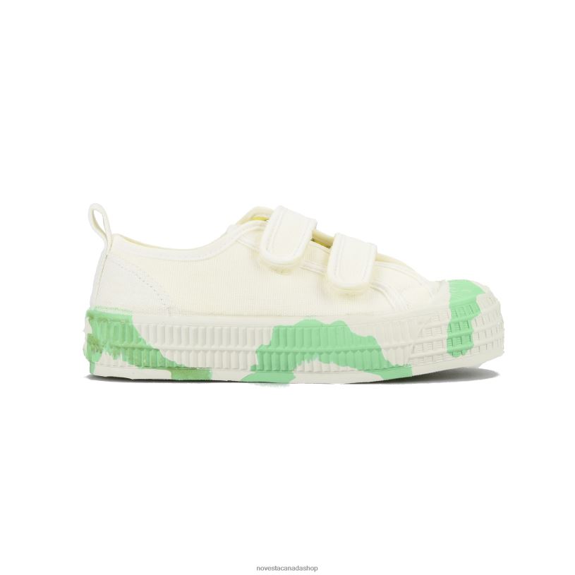 S.M.Kid Vel.Duo 10 Wht/580 Grn Novesta Z8ZBL233 Vegan Shoes