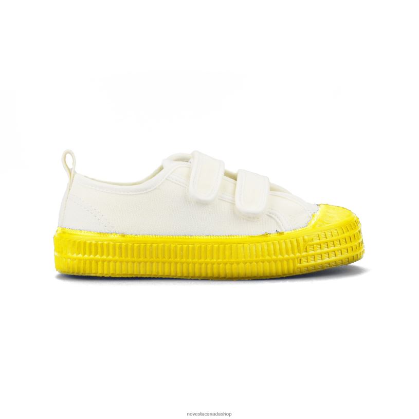 S.M.Kid Velcro 10 Wht/823 Yelw Novesta Z8ZBL283 Vegan Shoes